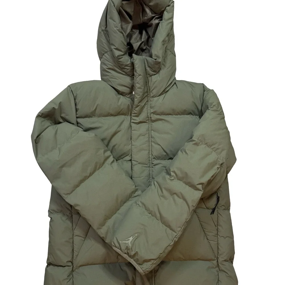 Nike Jordan Flight Down Puffer Parka Men's Small Olive FV7269-222 NWT - Picture 6 of 6